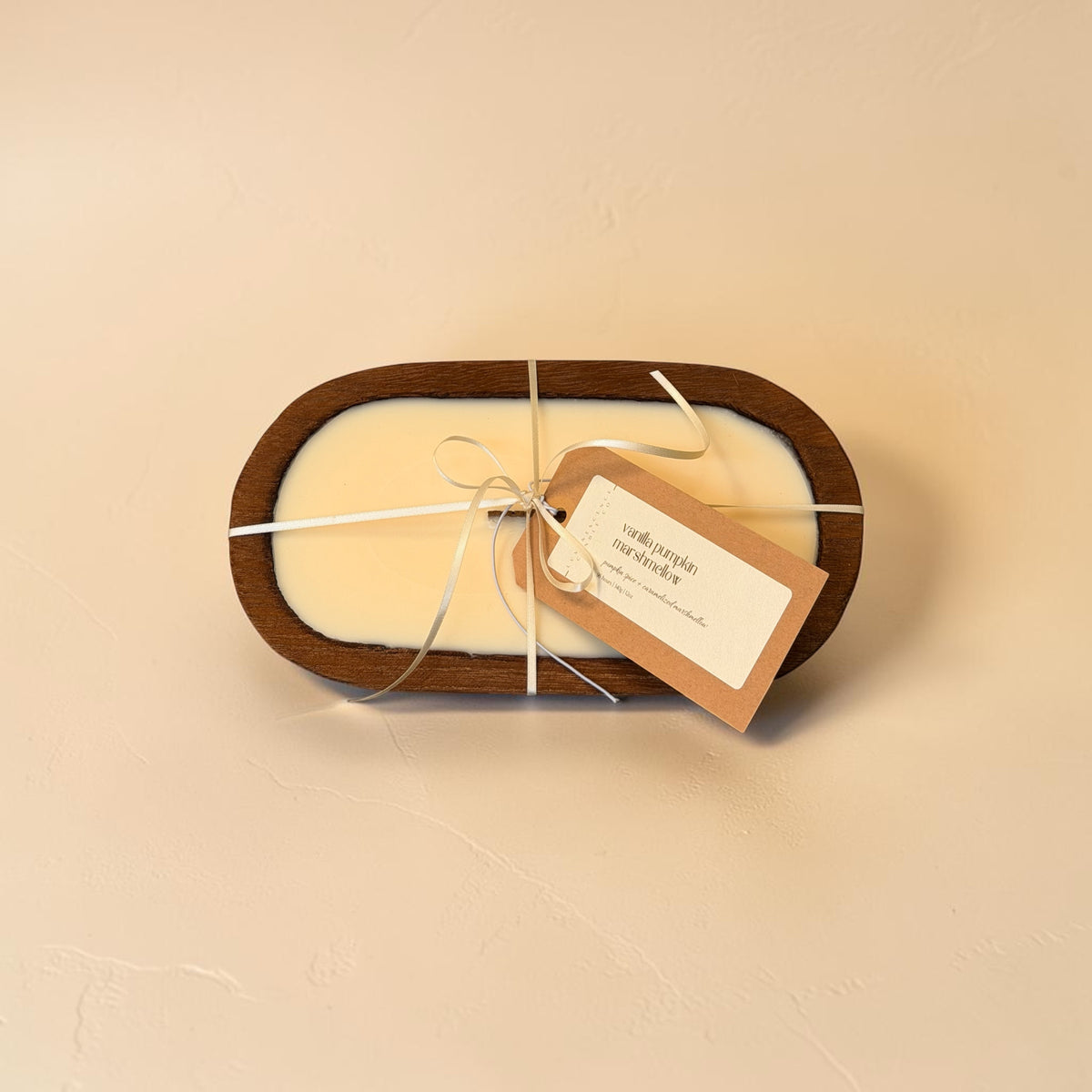 Dough Bowl Wooden Wick 12oz