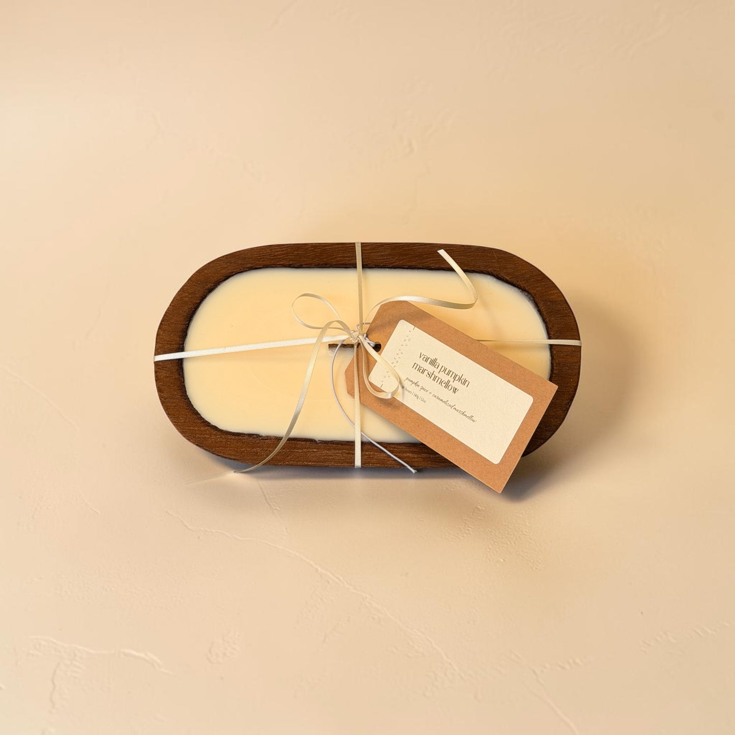 Dough Bowl Wooden Wick 12oz